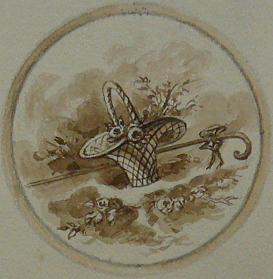 médaillon  pour porcelaine