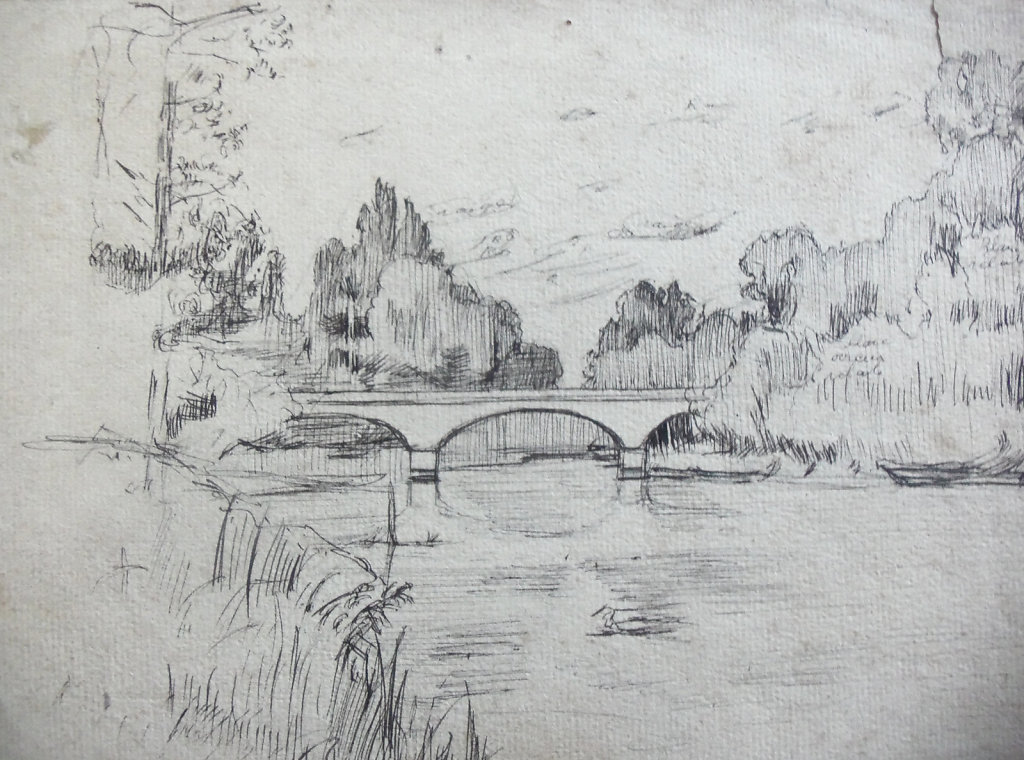 Le pont de Cailly sur Eure