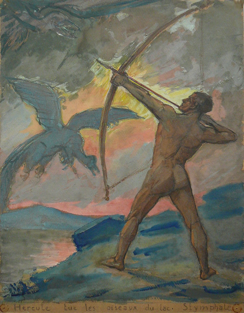Hercule tue les oiseaux du lac