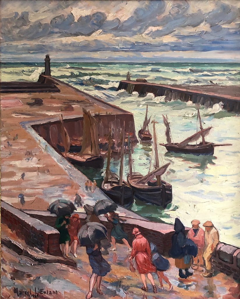 Coup de vent au Tréport